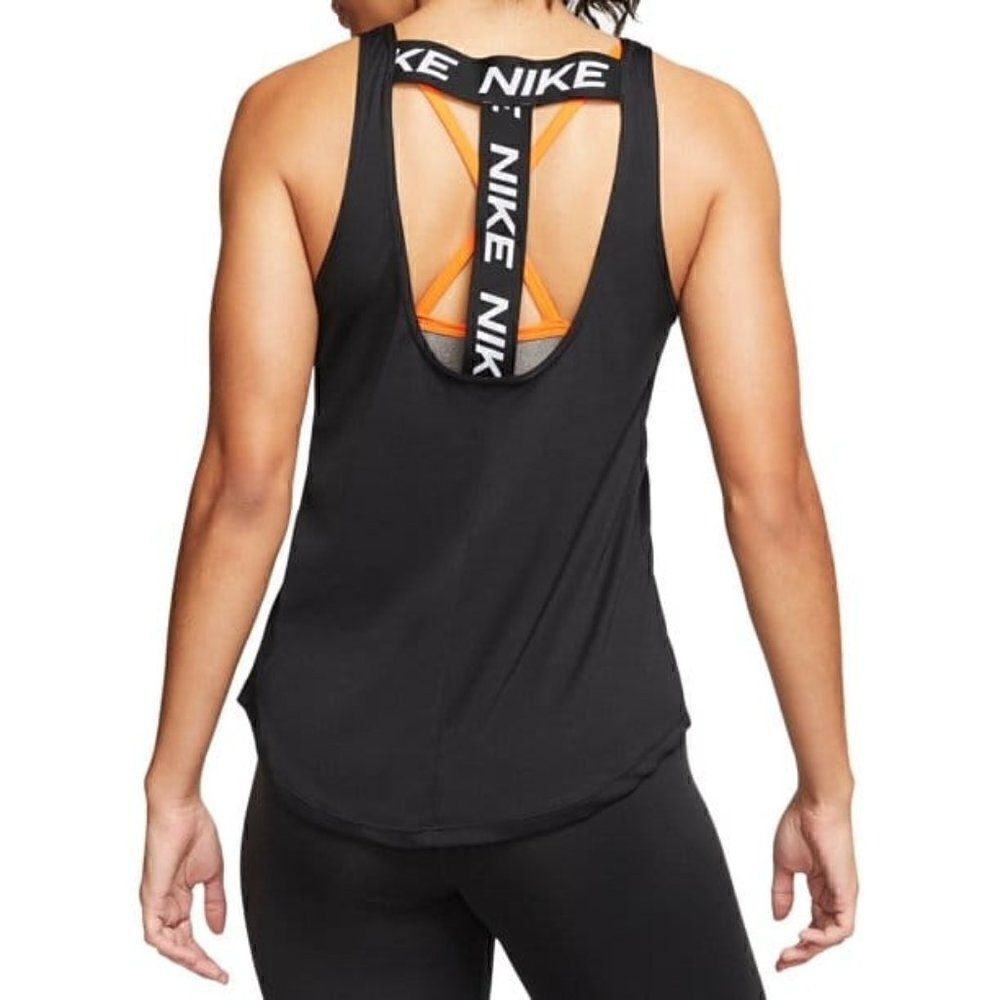 Nike Pro Intertwist Dri-Fit Victory Elastika Women's Tank Top Small S Black